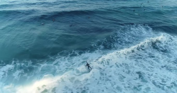 surfer on left hander 