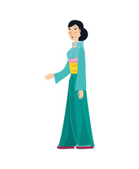 geisha woman avatar character