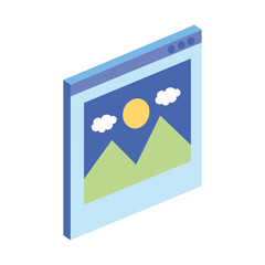 picture file isolated icon