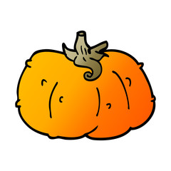 cartoon doodle pumpkin