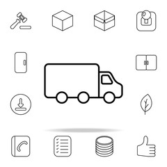 truck icon. Web icons universal set for web and mobile