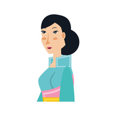 geisha woman avatar character
