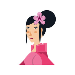 geisha woman avatar character