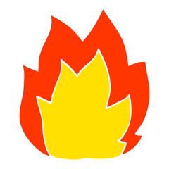 cartoon doodle fire explosion