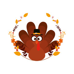 turkey with pilgrim hat