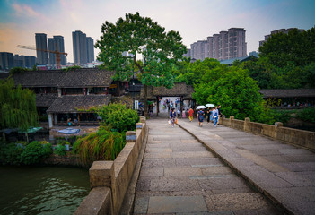 Scenery of the Hangzhou section of the Grand Canal