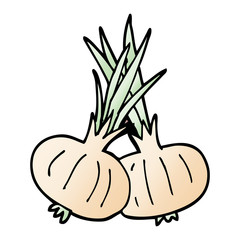 cartoon doodle onion