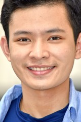 Obraz premium Youthful Diverse Teenager Boy Smiling