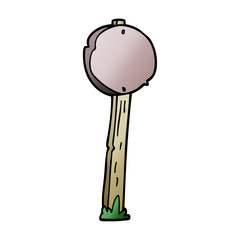 cartoon doodle sign post