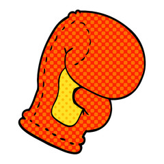 cartoon doodle boxing glove