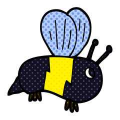 cartoon doodle bumble bee