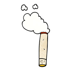 cartoon doodle cigarette