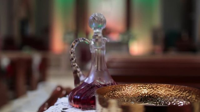 Catholic mass gifts with wine bottle
