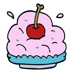 cartoon doodle huge ice cream dessert