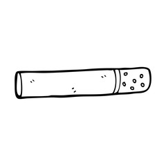 line drawing cartoon cigarette