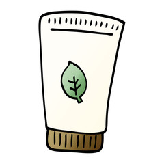 cartoon doodle skin lotion