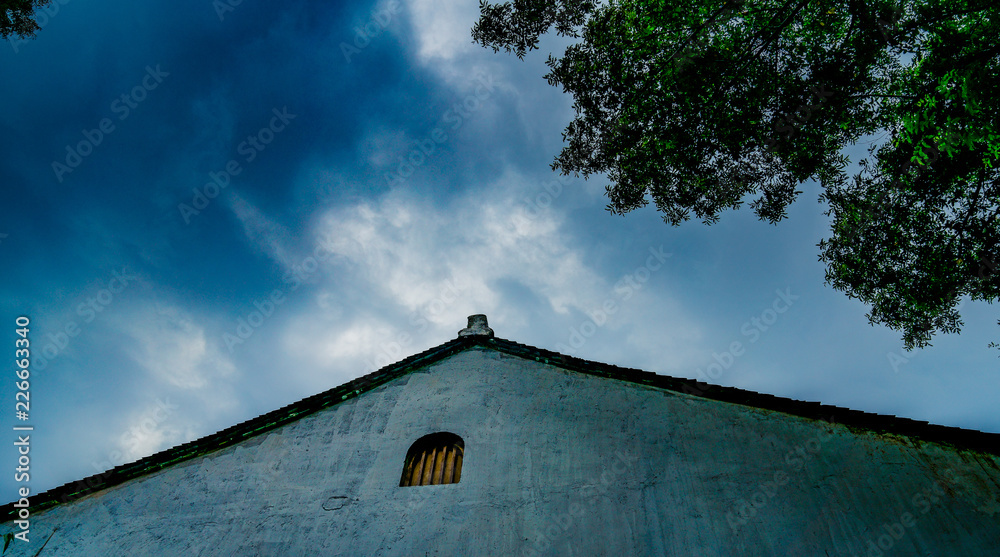 Wall mural Captured in Hangzhou Xixi Wetland scenery