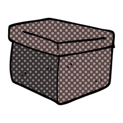 cartoon doodle office filing box
