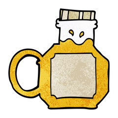 cartoon doodle honey