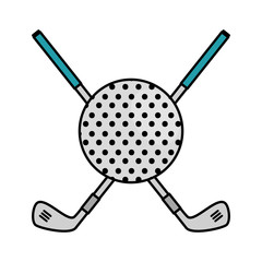 golf ball sport icon