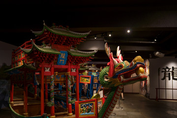 Dragon boat at the exhibition