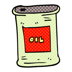 cartoon doodle olive oil
