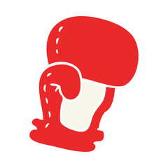 cartoon doodle boxing glove