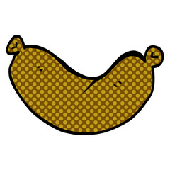 cartoon doodle of a sausage