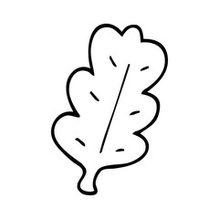 line drawing cartoon leaf