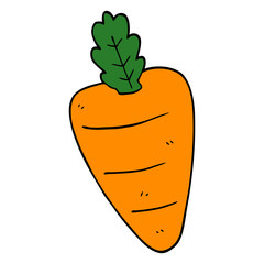 cartoon doodle carrot