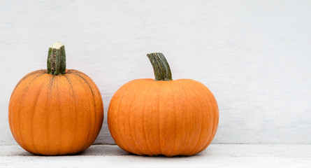 Orange gourd pumpkin for fall season decoration
