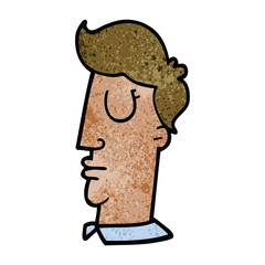 cartoon doodle human head