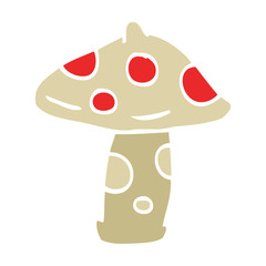 cartoon doodle toadstool
