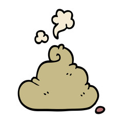 cartoon doodle poop