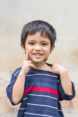 Asian Thai little boy