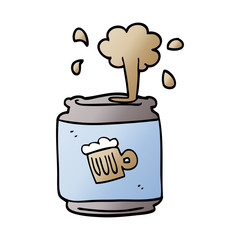 cartoon doodle can of larger