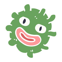 cartoon doodle funny germ