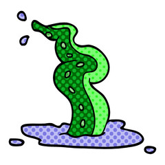 cartoon doodle spooky tentacle