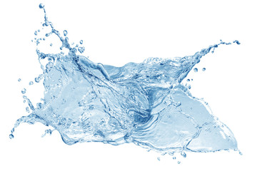 Water,water splash isolated on white background