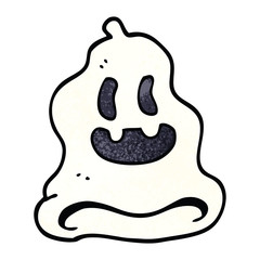 cartoon doodle spooky ghost