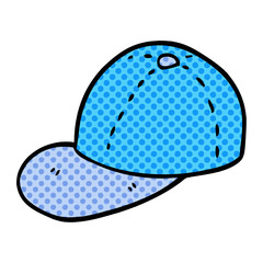 cartoon doodle baseball cap