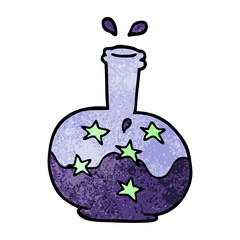 cartoon doodle magic potion