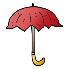 cartoon doodle open umbrella