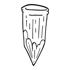 line drawing cartoon vampire stake