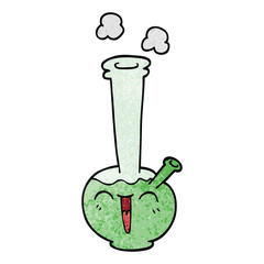 cartoon doodle bong