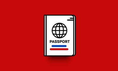 Simple Passport Vector Illustration