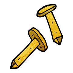 cartoon doodle nails