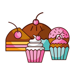 sweet pastry and food dessert bakery