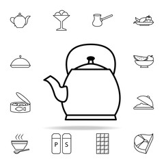 kettle icon. Food icons universal set for web and mobile