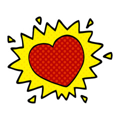 cartoon doodle love heart